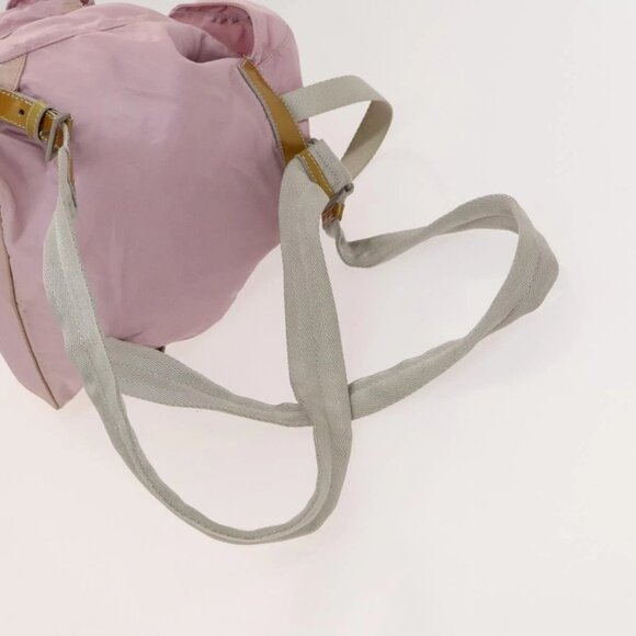 PRADA Backpack Nylon Pink Silver Auth 119214 - Picture 8 of 16
